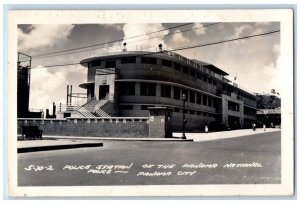 c1940's National Police Station Building Panama City Panama RPPC Photo Postcard 