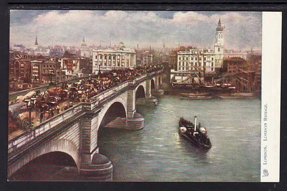 London Bridge London England UK Tuck's Post Card 5341