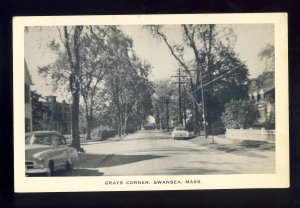 Swansea. Massachusetts/Mass/MA Postcard, Gray's Corner, Old Cars