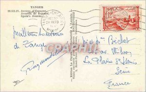 Postcard Modern Tangier Avenue spain