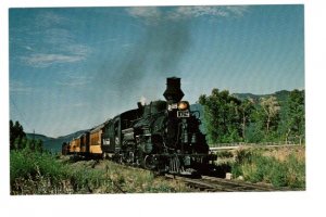 Railway Passenger Train, Durango to Silverton, Colorado,