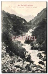 Old Postcard The High Pyrenees Cauterets Cascade Limacon