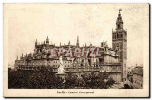 Old Postcard Sevilla Catedral Vista General