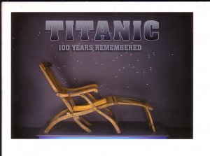 Titanic, 100 Years Remembered, Approx 4.5 X 6.5 In. Postcard