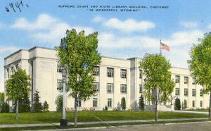 WY - Cheyenne, Supreme Court & State Library Building