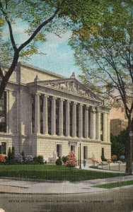 Vintage Postcard 1930's State Office Building Sacramento California CA