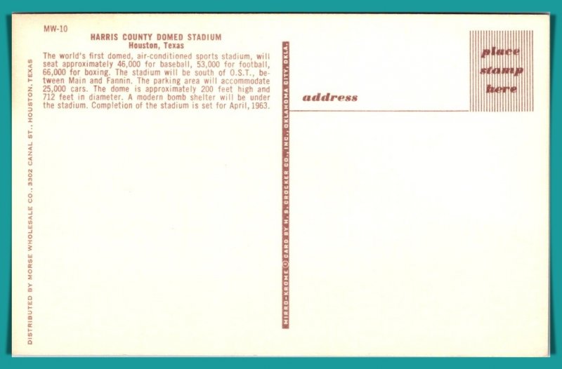 Texas, Houston - Harris County Domed Stadium - [TX-144]