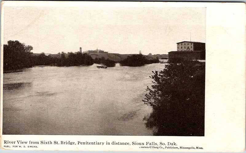 Postcard PRISION SCENE Sioux Falls South Dakota SD AL3771