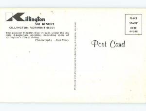 Unused Pre-1980 Skiing NEEDLES EYE Killington Vermont VT ho8196