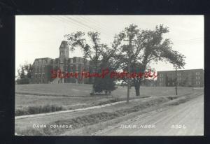 RPPC BLAIR NEBRASKA DANA COLLEGE VINTAGE REAL PHOTO POSTCARD