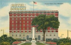 MI, Flint, Michigan, Durant Hotel, Curteich No. 3C-H1391