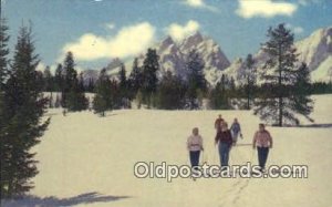 Grand Teton National Park, WY USA Ski, Skiing Unused 