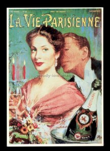 ad3957 - Champagne de Castellane - Romantic Evening!! - Modern Advert postcard