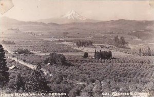 Oregon Hood River Valley Cross & Dimmitt Real Photo