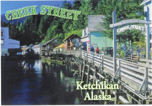 Alaska  unused. Creek Street - Ketchikan.   Beautiful.   Very Nice.