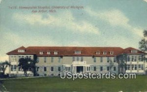 Homeopathic Hospital, University of Michigan in Ann Arbor, Michigan