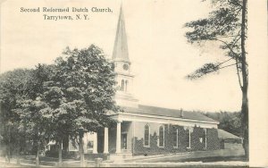 Postcard New York Tarrytown 2nd Reformed Dutch Church Hetttling  C-1908 23-216