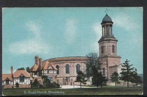 Shropshire Postcard - St Chads' Church, Shrewsbury   RS133