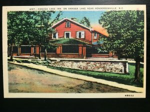 Vintage Postcard 1930-1945 Kanuga Lake Inn, Hendersonville, North Carolina (NC)