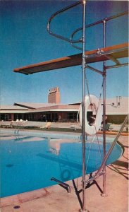 Colorpicture Hotel Sahara Las Vegas Nevada Swimming Pool 1950s Postcard 20-11757