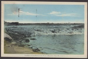 New Brunswick MONCTON The Bore of the Petitcodiac River pm1940 Tourist Bureau