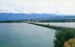 MT - Polson, Bridge Across Flathead Lake