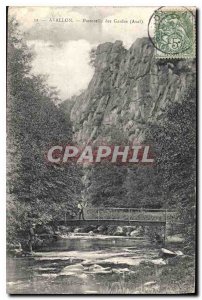 Postcard Avallon Old Guards Gateway Downstream