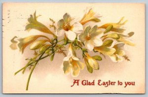 Easter Greetings  New Brunswick  New Jersey  Cancel Postcard  1914