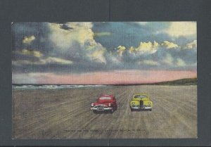 Post Card Daytona Fl Races Held On Beach