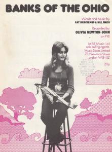 Olivia Newton John Banks Of The Ohio Great Condition Piano Sheet Music