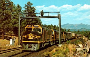 Trains Santa Fe Railway Locomotive No 1900 Near Williams Arizona