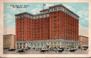 Iowa Des Moines Hotel Fort Des Moines 1920