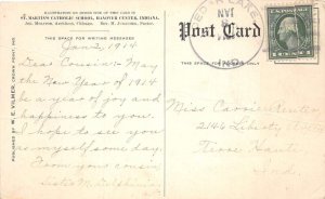 Hanover Center Indiana St. Martin's Catholic School, Divided Back, PC U12232