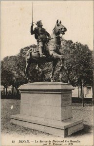 CPA DINAN La Statue de Bertrand Du Guesclin (1147762)