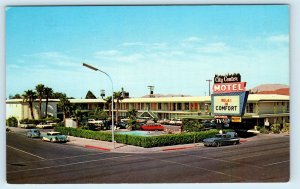 LAS VEGAS, NV Nevada ~ CITY CENTER MOTEL c1950s, 60s Cars Roadside  Postcard