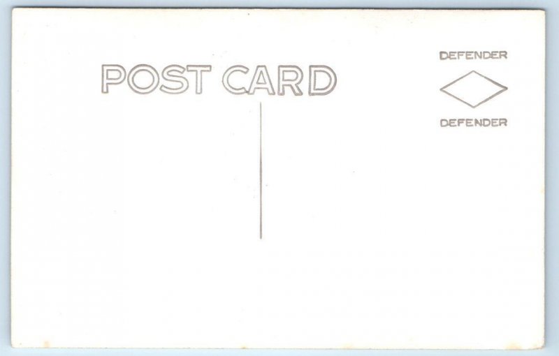 RPPC ARIZONA DESERT? ~ Clear Photo of CACTUS & MOUNTAINS c1940s Postcard