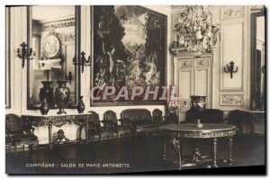 Old Postcard Compiegne Marie Antoinette Salon