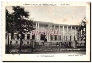 Paris - Paris Colonial Exhibition 1931 - Museum of the Colonies - Old Postcard