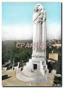 Modern Postcard Shrine of Our Lady of the Sacred Heart Mas Rillier Miribel by...