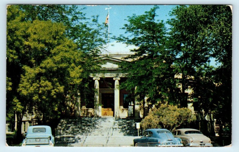 LOVELOCK, NV Nevada  Pershing County COURT HOUSE  c1950s  Cars  Postcard