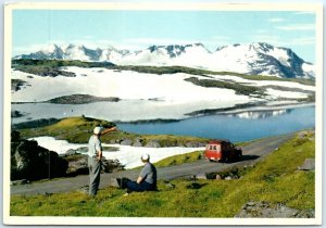 Postcard - The highest point on the Sognefjell road - Norway