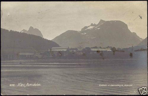 norway norge, NAES ROMSDALEN, Panorama (1920s) RPPC