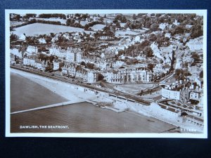 Devon Aerial View DAWLISH Seafront - Old RP Postcard by Aero Pictorial Ltd 11664