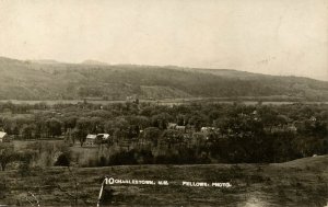 NH - Charlestown. Bird's Eye View   RPPC