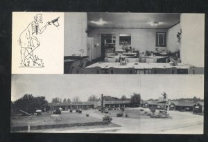 SUMMERTON SOUTH CAROLINA SC MOTEL INTERIOR VINTAGE ADVERTISING POSTCARD