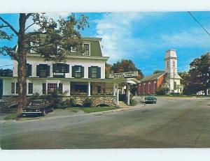 Unused Pre-1980 MOTEL SCENE Manchester Center Vermont VT B5222