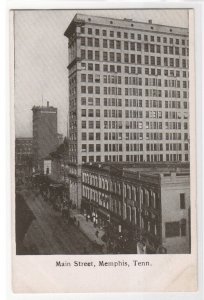 Main Street Memphis Tennessee 1907c postcard