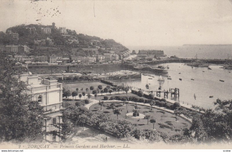 TORQUAY, Devon, England, PU-1906 ; Princes Gardens