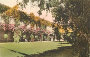 Hand-Colored Postcard; Front View, San Marcos Hotel, Chandler AZ, Albertype