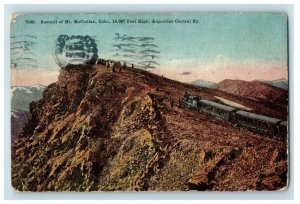 c. 1910 Argentine Central Railway Mt. Mcclellan Co Postcard P14 